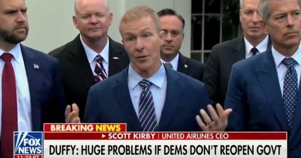 Democrats Boycott United Airlines After CEO Tells Schumer “Open the Damn Government!” * 100PercentFedUp.com * by Kaley