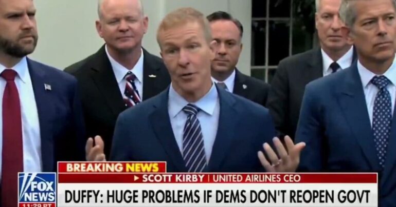 Democrats Boycott United Airlines After CEO Tells Schumer “Open the Damn Government!” * 100PercentFedUp.com * by Kaley