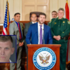 Attorney General James Uthmeier announces grand jury indictment and intent to seek the death penalty in child sexual battery case (Office of the Attorney General) / Nathan Holmberg (Hernando County Jail)