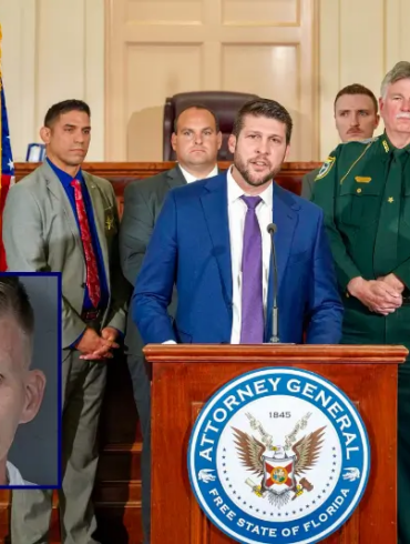 Attorney General James Uthmeier announces grand jury indictment and intent to seek the death penalty in child sexual battery case (Office of the Attorney General) / Nathan Holmberg (Hernando County Jail)