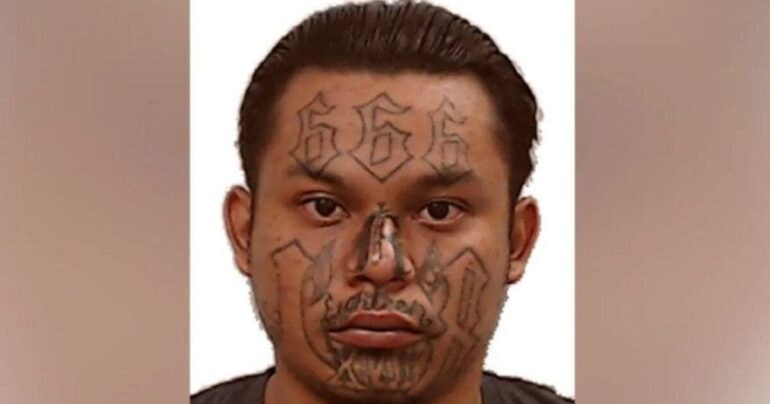 ICE Arrests Notorious Gang Member With 666 Tattoos On His Forehead In Maryland * 100PercentFedUp.com * by Anthony