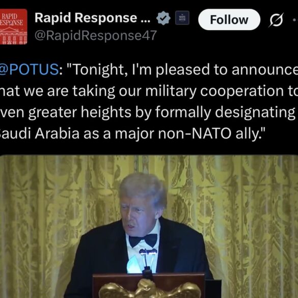 Middle Eastern Nation Designated As "Major Non-NATO Ally," President Trump Announces * 100PercentFedUp.com * by Danielle