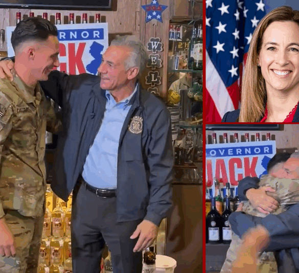 N.J. GOP gubernatorial hopeful Jack Ciattarelli’s Army Capt. son surprises him with visit on state’s election eve – One America News Network