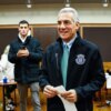 BRIDGEWATER, NEW JERSEY - OCTOBER 31: New Jersey Republican gubernatorial candidate Jack Ciattarelli casts his ballot during early voting on October 31, 2025 in Bridgewater, New Jersey. Ciattarelli will face off against Democrat Rep. Mikie Sherrill (D-NJ) in a tightly contested race for New Jersey governor on November 4. (Photo by Kena Betancur/Getty Images)