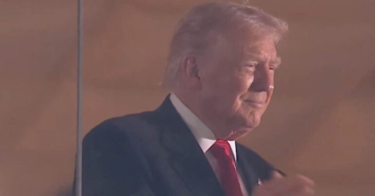 President Trump Buzzes Stadium, Calls Some Plays! * 100PercentFedUp.com * by Noah