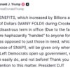 President Trump Issues Statement On "SNAP BENEFITS" * 100PercentFedUp.com * by Danielle