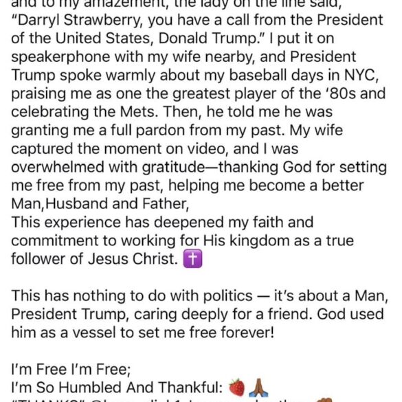 President Trump Pardons Legendary Baseball Player * 100PercentFedUp.com * by Danielle