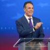 NEW YORK, NY - OCTOBER 16: Independent mayoral nominee, former New York Gov. Andrew Cuomo speaks during a mayoral debate at Rockefeller Center on October 16, 2025 in New York City. The candidates for New York City mayor are facing off in their first debate ahead of the November 4 election. (Photo by Angelina Katsanis-Pool/Getty Images)