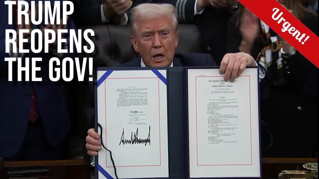 #BREAKING: President Trump REOPENS the Government!