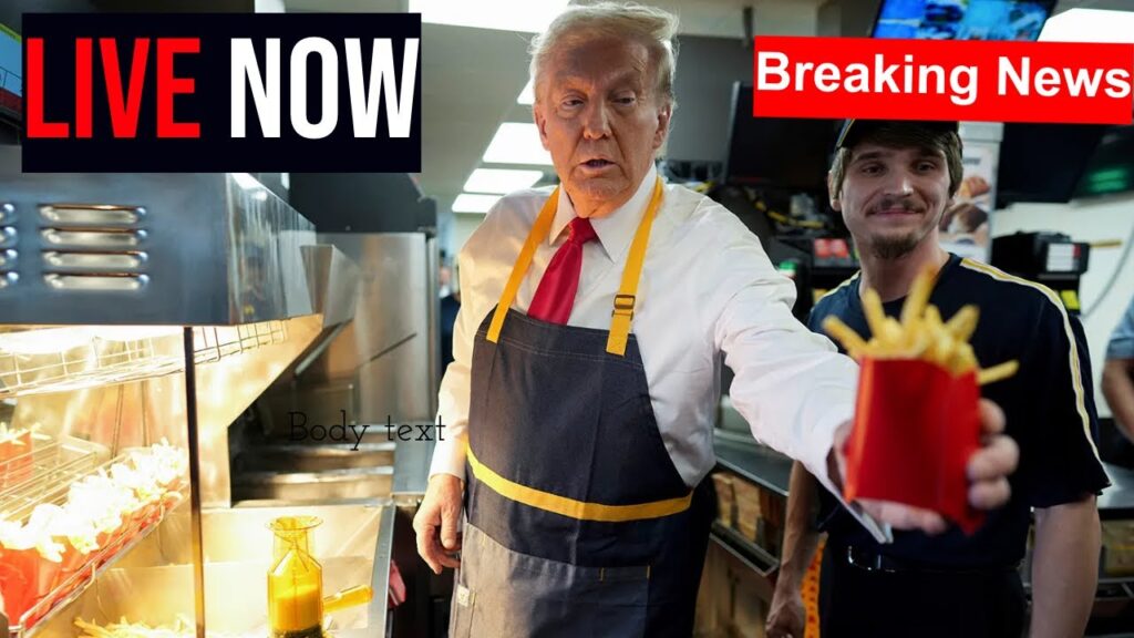 BREAKING: Trump Speaks on FOOD Affordability with McDonald in Washington DC!