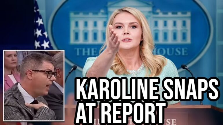 HEATED: white House CLASHES with Reporters Over Epstein Email LEAK!