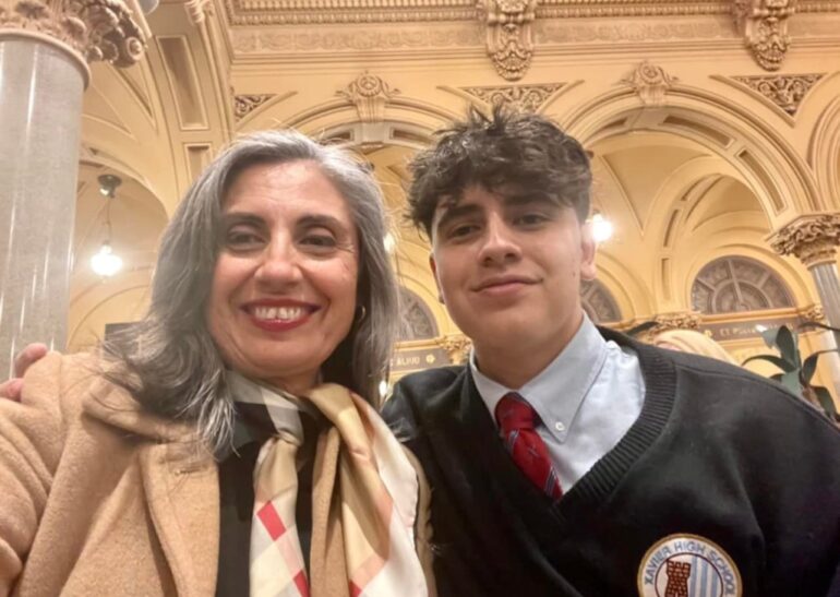 TK Jimenez (aka Tomas Kaan Guzel, Tomas Jimenez) with his mother Meral Guzel.