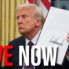 🔴 LIVE: President Trump Signs Bill to Reopen the Government!