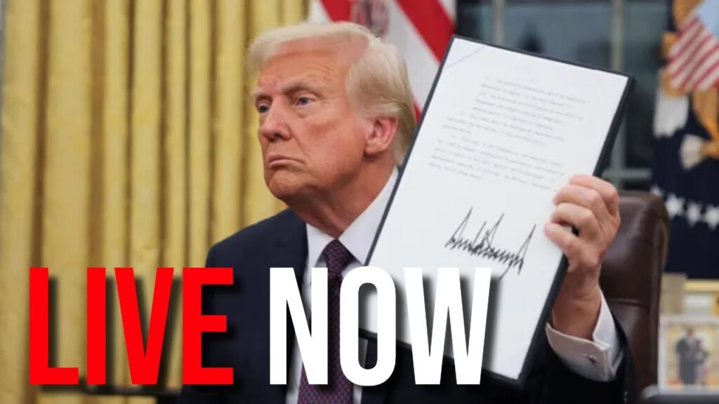 🔴 LIVE: President Trump Signs Bill to Reopen the Government!