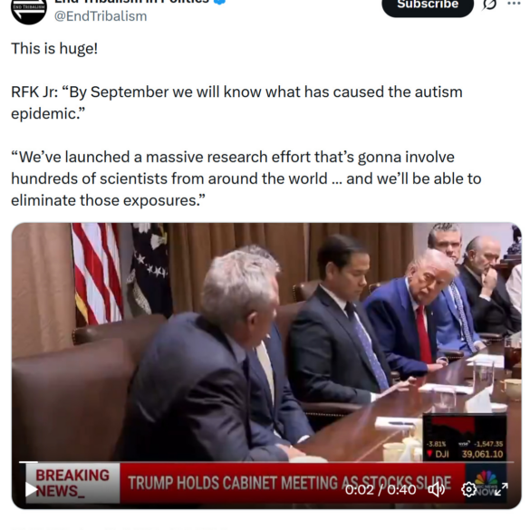 Politics: routine childhood vaccines linked to autism – ussa news