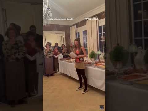 Politics: see it: family’s thanksgiving feast crashes to floor mid toast