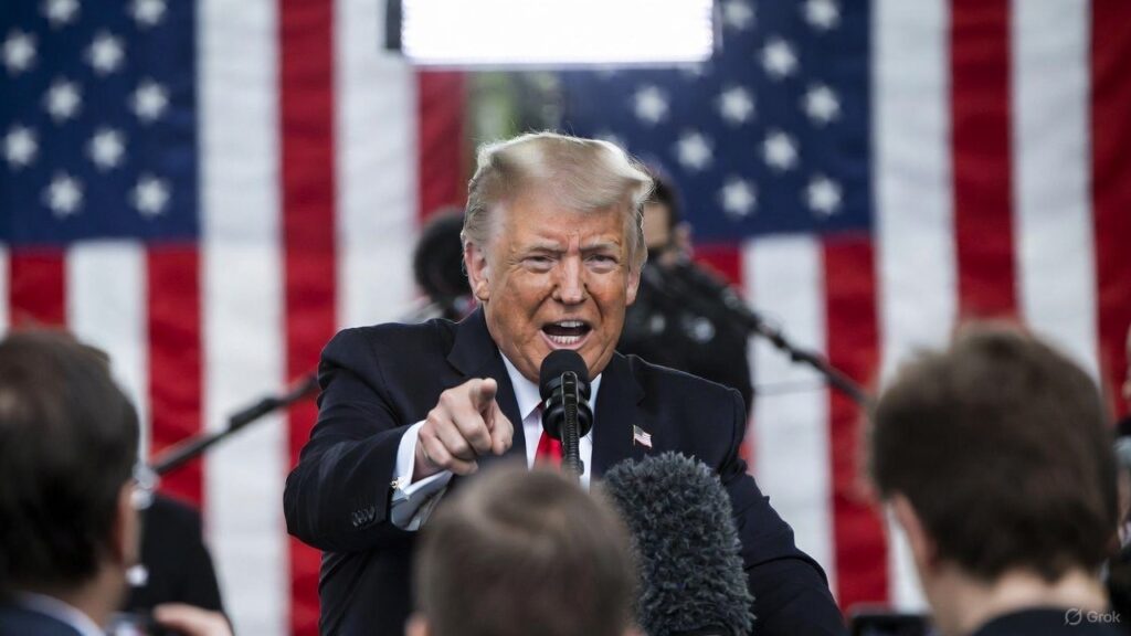 Politics: watch: trump torches cbs reporter over national guard shooting