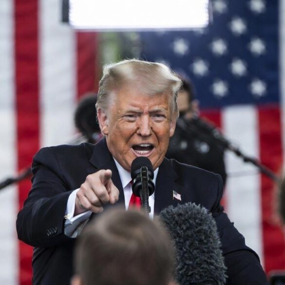 Politics: watch: trump torches cbs reporter over national guard shooting