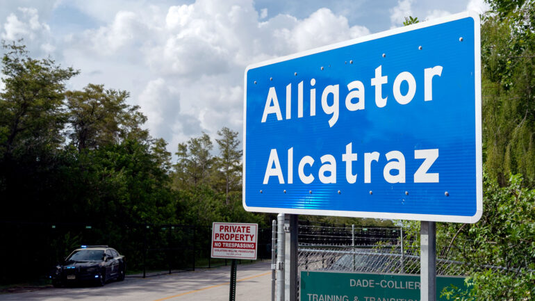 Satire news: alligator alcatraz by the numbers