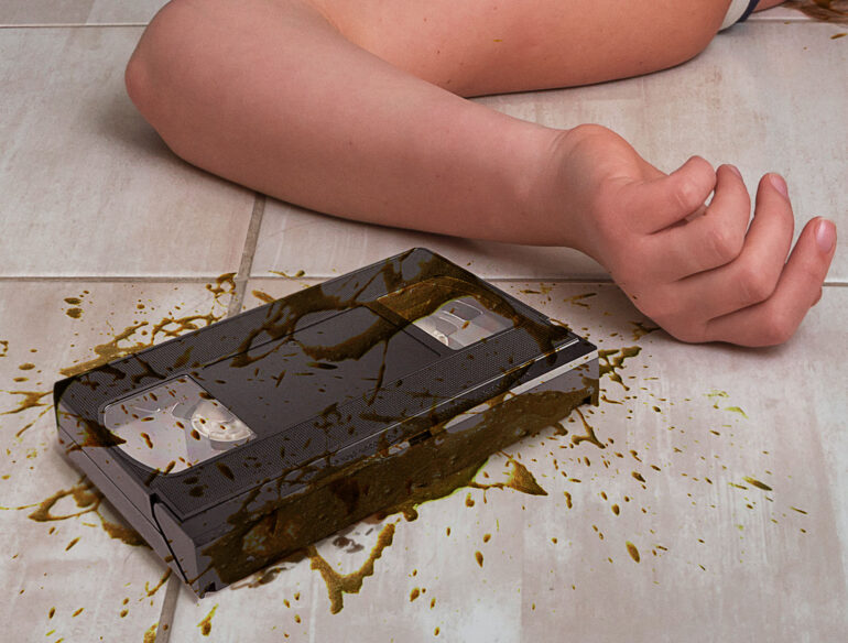 Satire news: cursed videotape kills anyone who swallows it whole