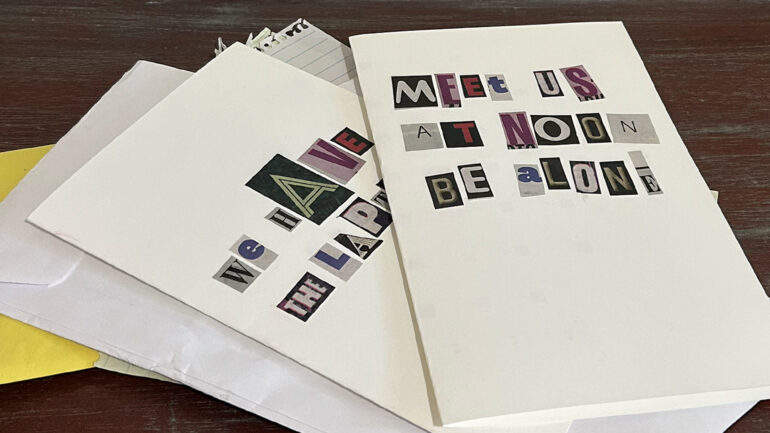 Satire news: ransom notes really starting to pile up