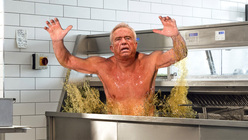 Satire news: steak ’n shake employee screams after nude rfk