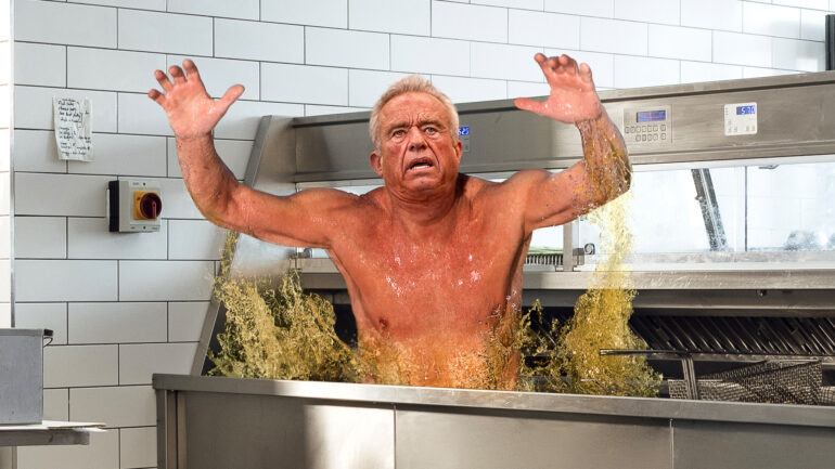 Satire news: steak ’n shake employee screams after nude rfk