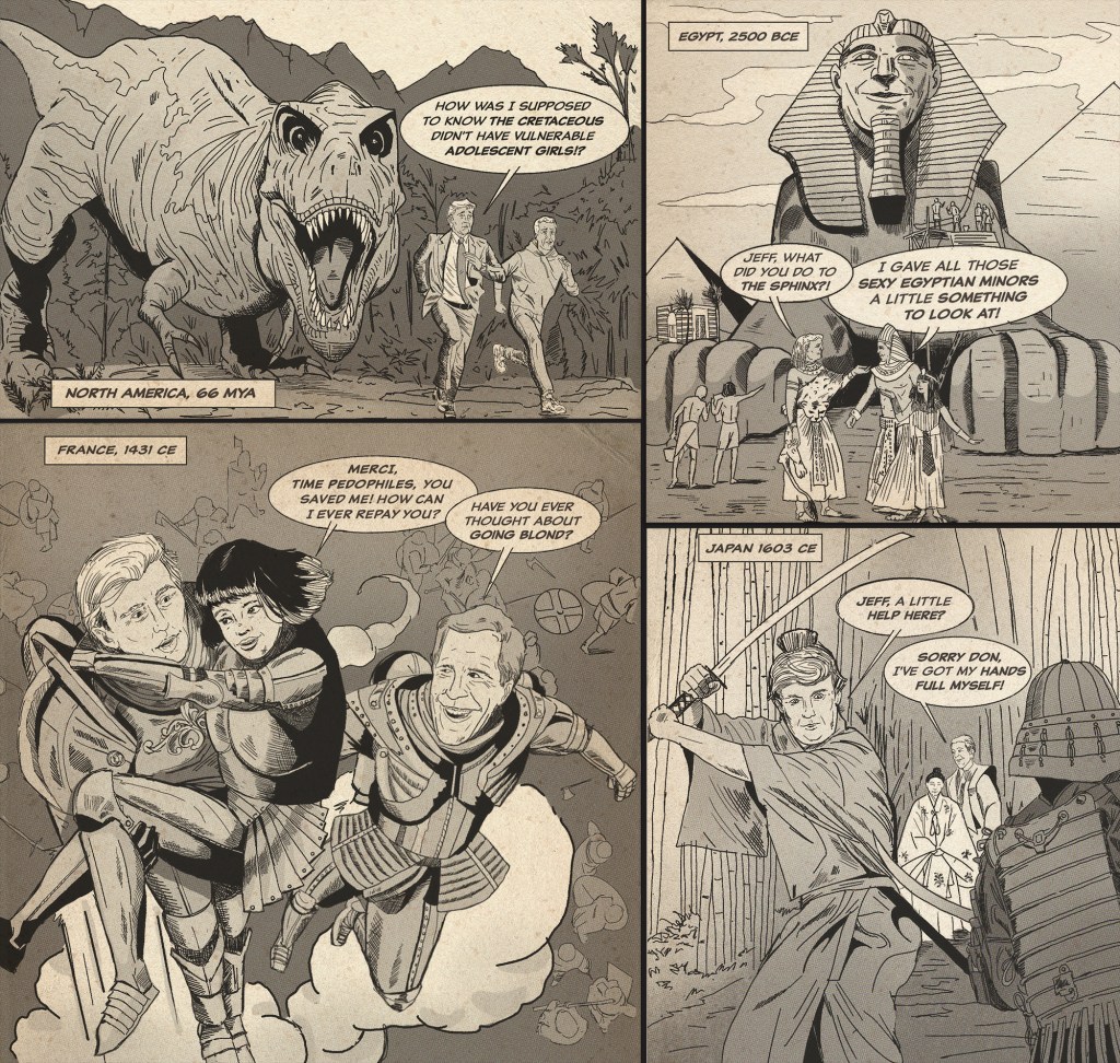 Satire news: trump denies writing 36 volume comic titled ‘don and