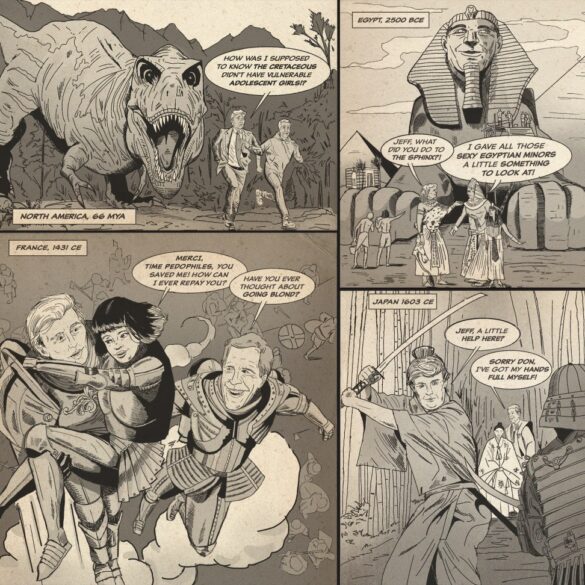 Satire news: trump denies writing 36 volume comic titled ‘don and