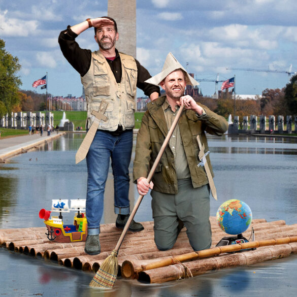 Satire news: ‘we’re off to see the world!’ shout saluting