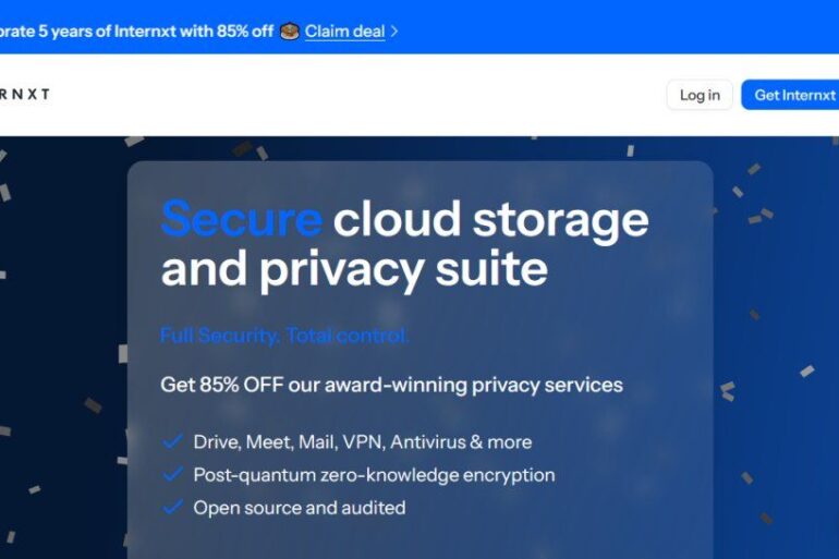 Science & tech: internxt is my favorite secure cloud storage