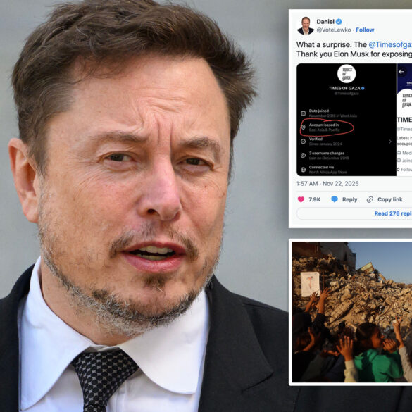 Science & tech: new x location tool exposes fake gaza