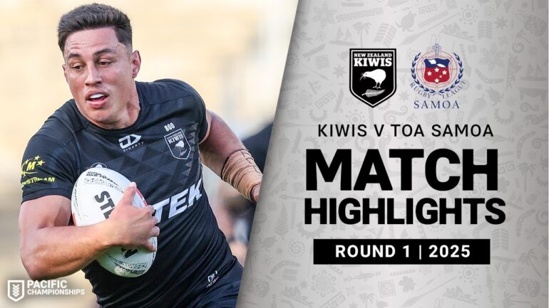 New Zealand Kiwis v Toa Samoa Match Highlights | 2025 Pacific Championships | Round 1 - YouTube