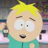 Butters holds a Labubu keyring