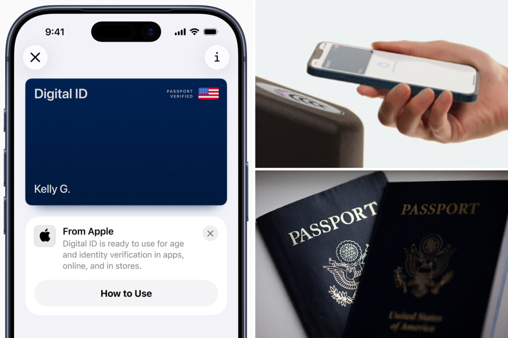 Science & tech: iphone users can now add us passport