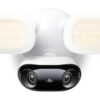 Reolink security camera with two floodlights.