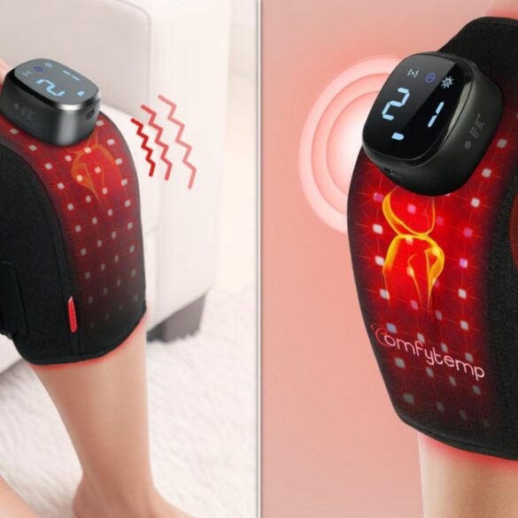 Travel & lifestyle: this red light therapy knee massager is
