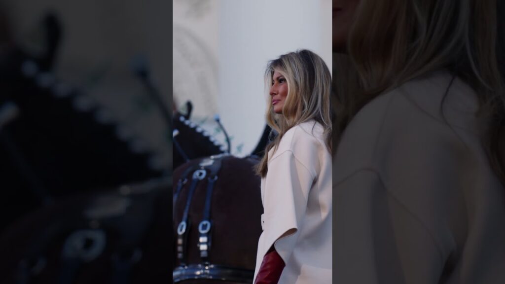 First Lady Melania Trump Receives the 2025 Christmas Tree