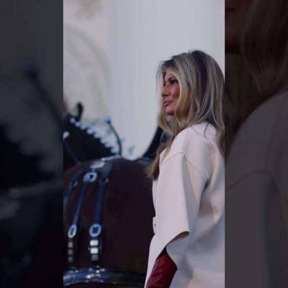 First Lady Melania Trump Receives the 2025 Christmas Tree
