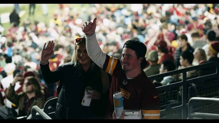 POTUS Attends Washington Commanders Game for NFL's Salute to Service