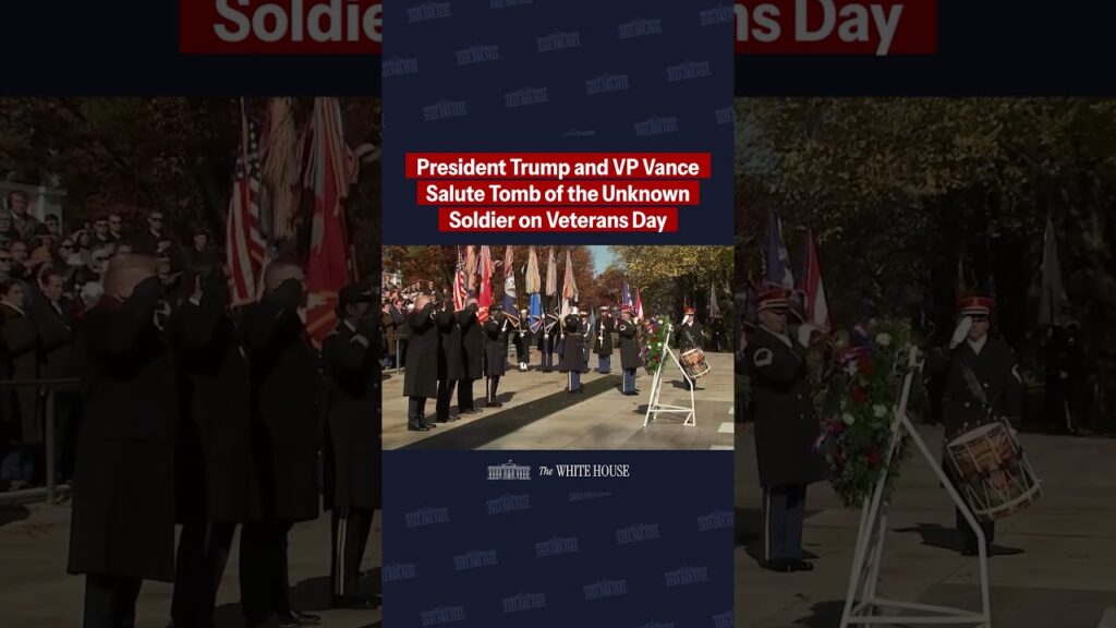 POTUS, VP Vance honor America’s fallen heroes at the Tomb of the Unknown Soldier on Veterans Day