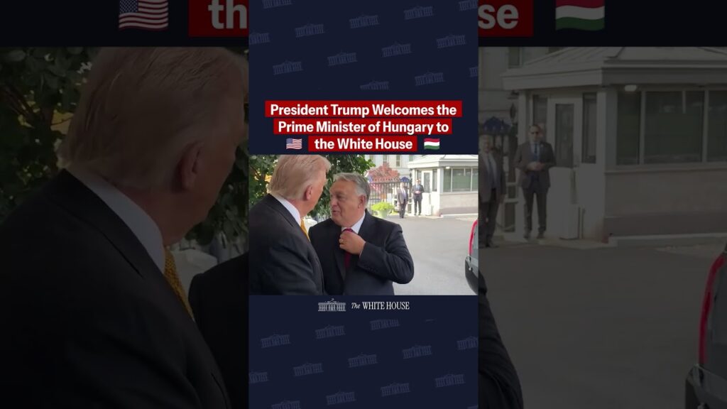 President Donald J. Trump welcomes Hungarian Prime Minister Viktor Orbán to the White House. 🇺🇸🇭🇺