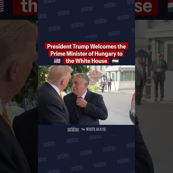 President Donald J. Trump welcomes Hungarian Prime Minister Viktor Orbán to the White House. 🇺🇸🇭🇺