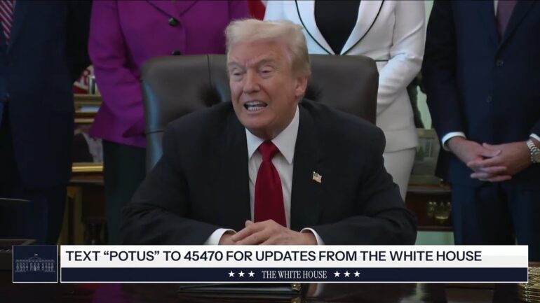 President Trump Makes an Announcement, Nov. 6, 2025