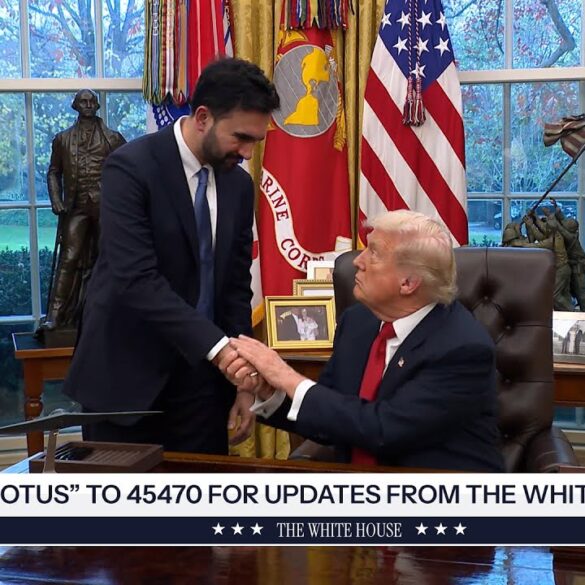 President Trump Meets with Zohran Mamdani, Mayor-Elect, New York City