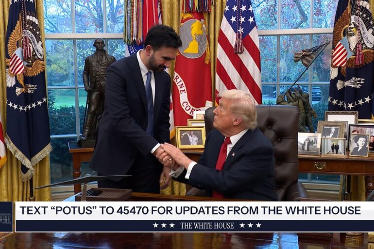 President Trump Meets with Zohran Mamdani, Mayor-Elect, New York City
