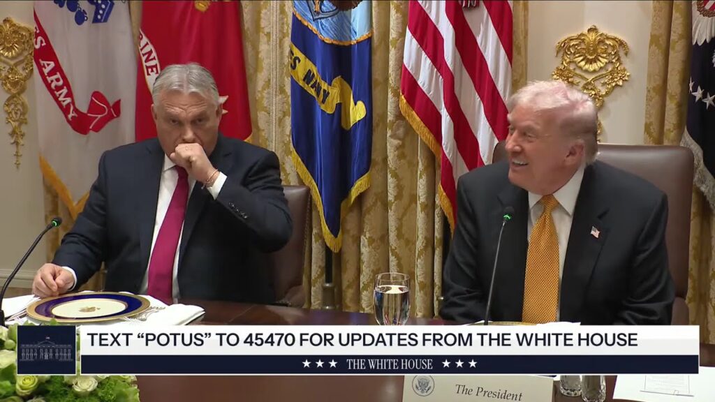 President Trump Participates in a Bilateral Lunch with the Prime Minister of Hungary