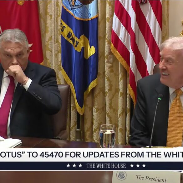 President Trump Participates in a Bilateral Lunch with the Prime Minister of Hungary