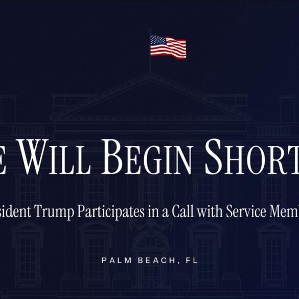 President Trump Participates in a Call with Service Members