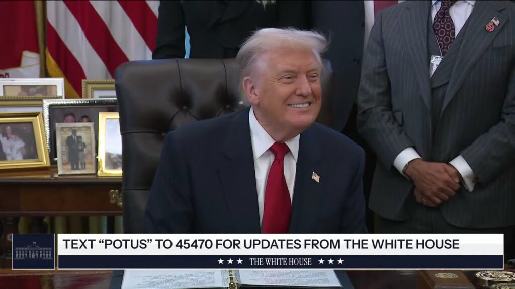 President Trump Participates in a Swearing-in Ceremony for the Ambassador to the Republic of India